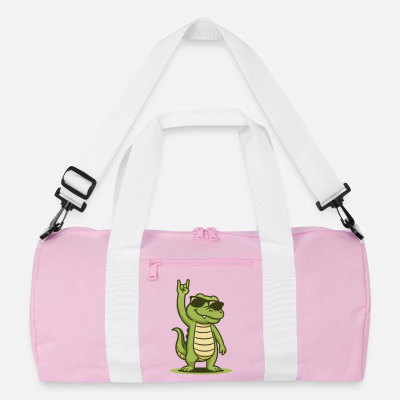 Rock’n’Roll Krokobaby Recycelte Duffel Bag