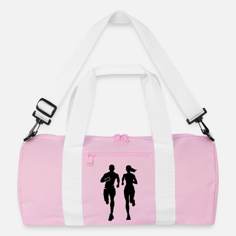 Marathonläufer Team Silhouette Marathon Recycelte Duffel Bag