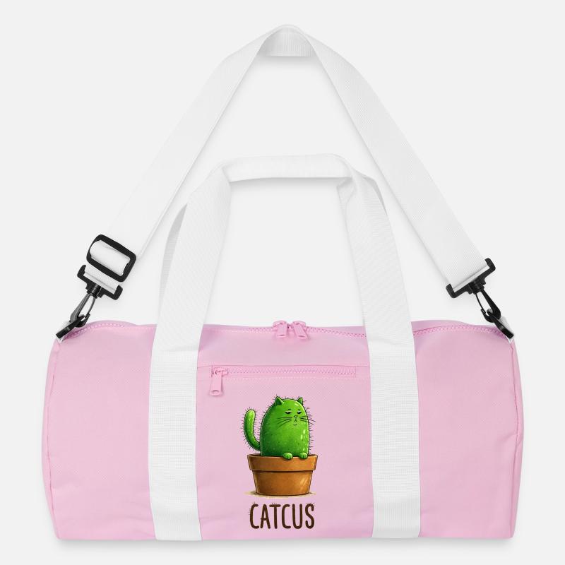 Catcus – Kaktuskatze mit Attitude Recycelte Duffel Bag