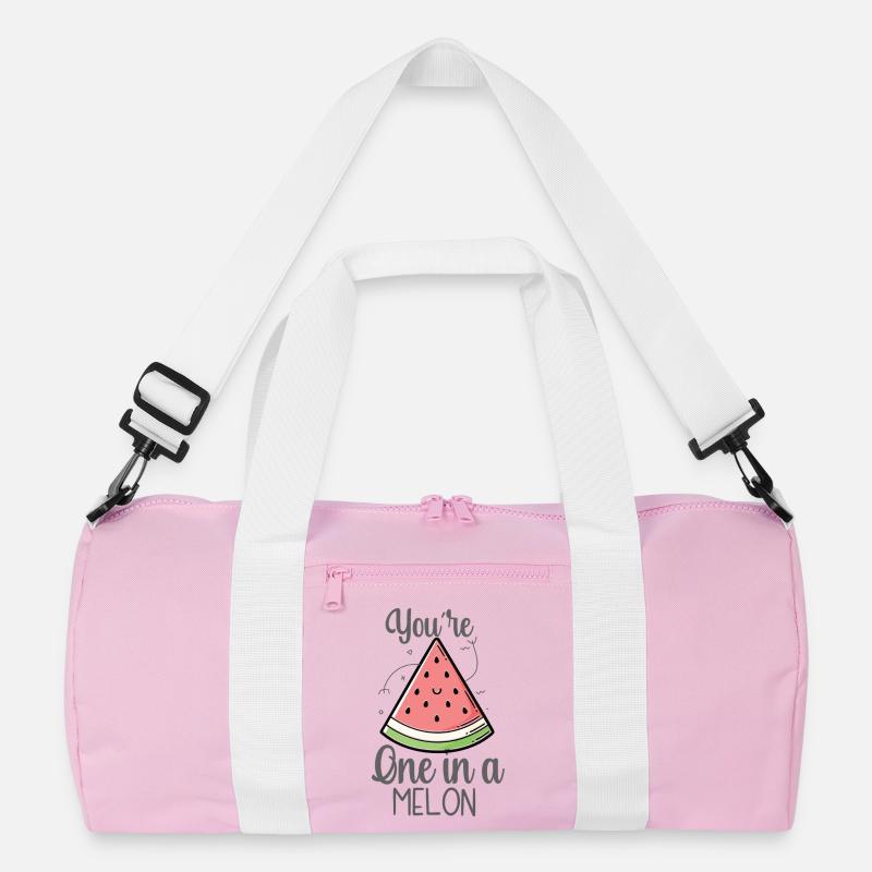 Du bist eine Melone – einzigartiger Humor Recycelte Duffel Bag