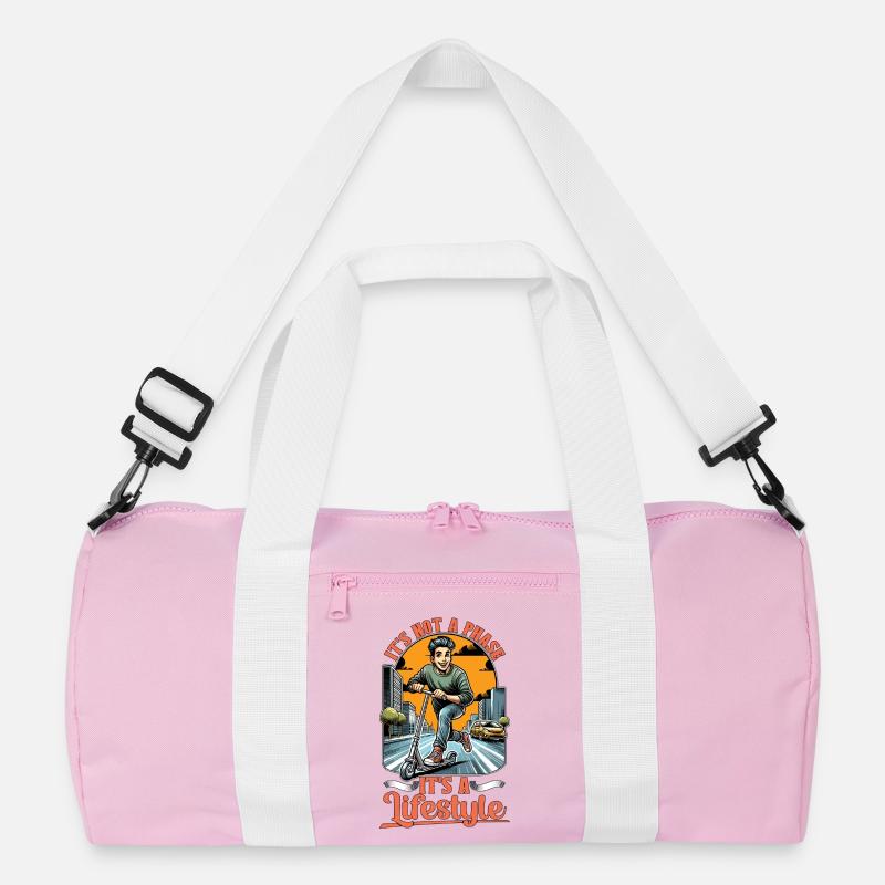 Scooter It's Not A Phase It's A Scooter Driver Recycled Duffel Bag