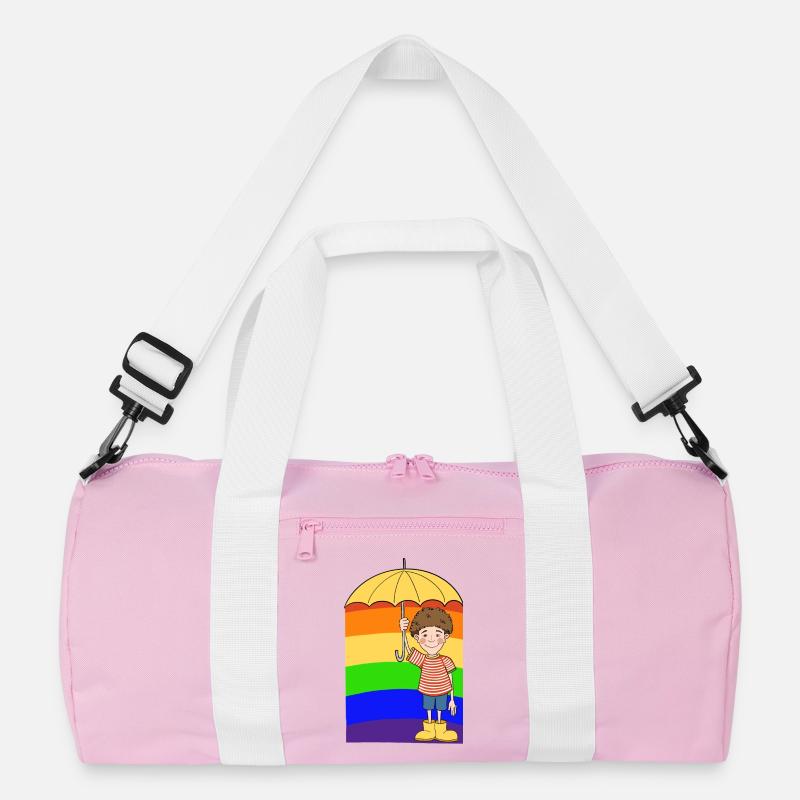 Regenbogen Mann Recycelte Duffel Bag