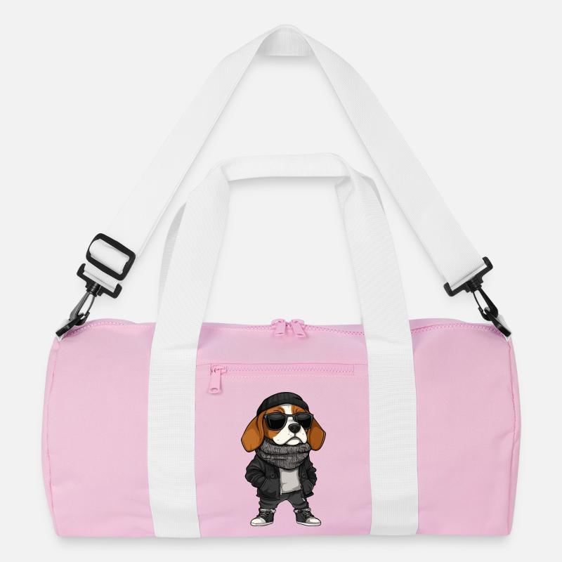 Beagle Hund Cool Winter Recycelte Duffel Bag