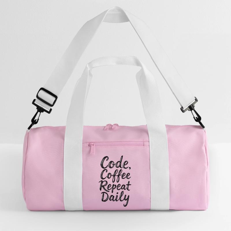 Code Sleep Debug Repeat Programmer Shirt Sac de sport recyclé