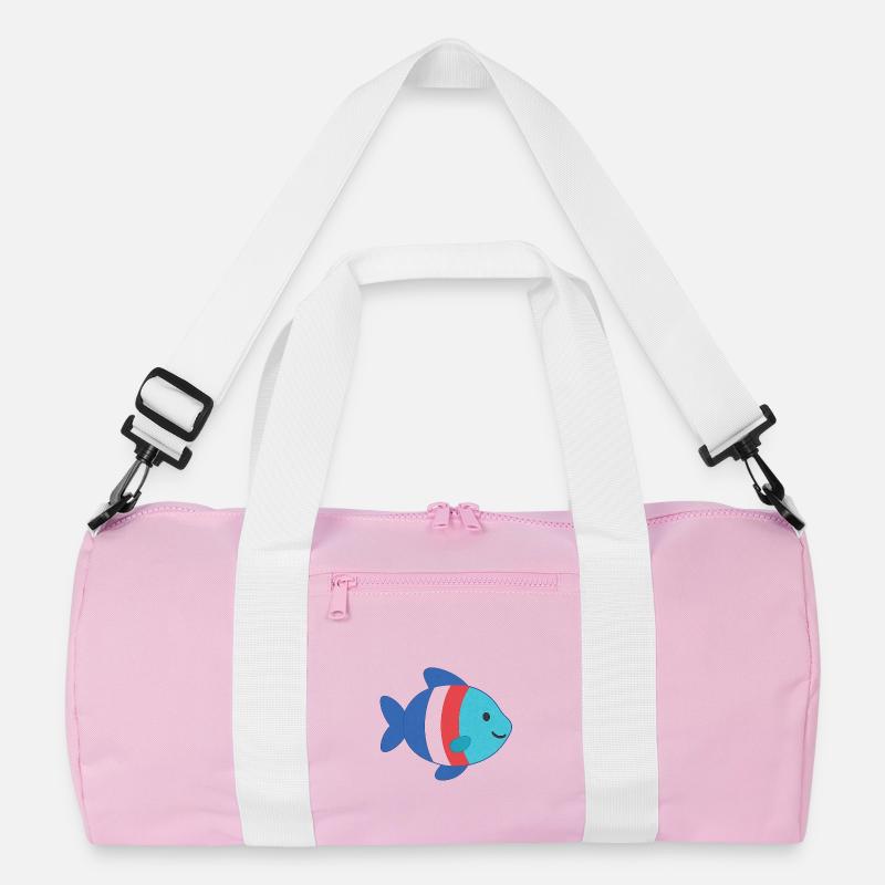 Fisch gestreift Recycelte Duffel Bag