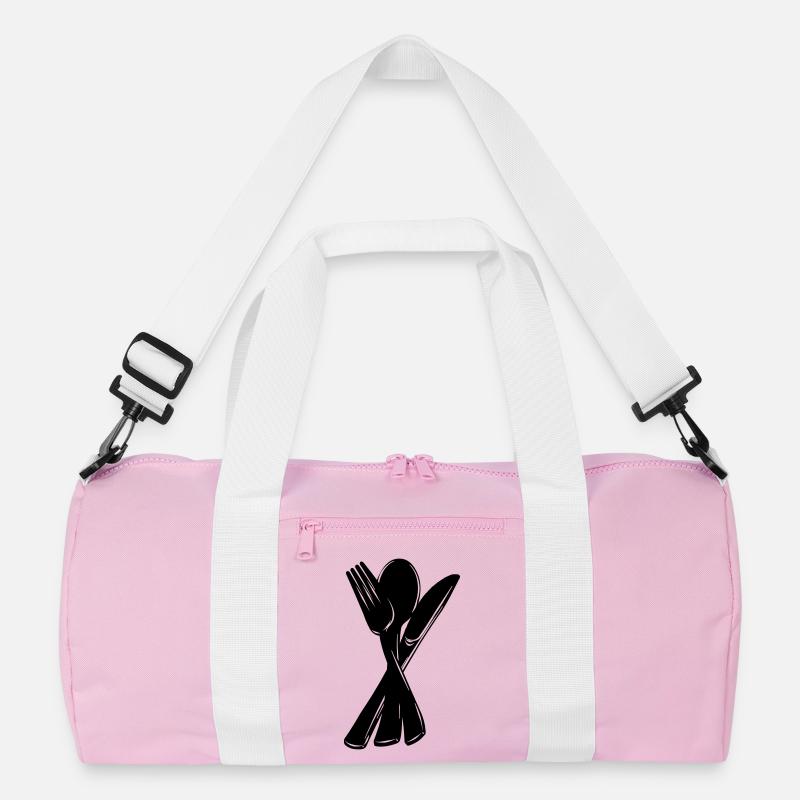 Knife fork and spoon Recycled Duffel Bag