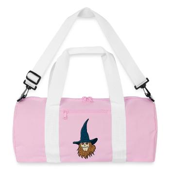 Scarecrow Witch - Recycled Duffel Bag - pink/white - Front