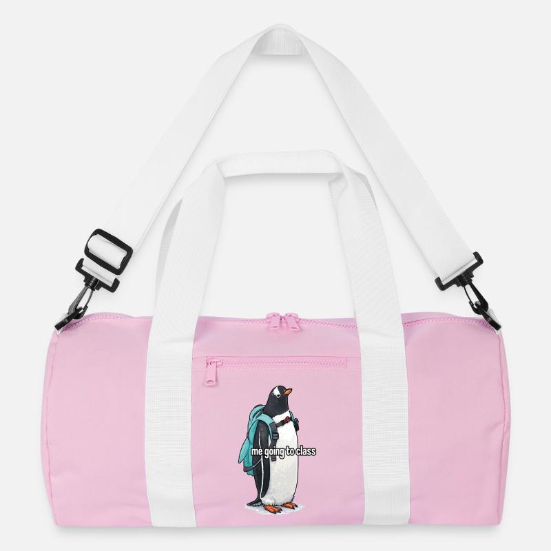me going to class x Pinguin Edition Recycelte Duffel Bag