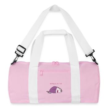 Still Magical, Just Tired - Recycled Duffel Bag - pink/white - Front