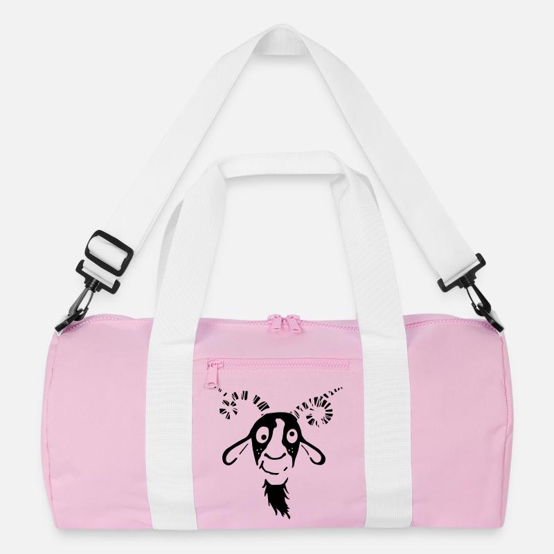 Witzige Ziege Recycelte Duffel Bag