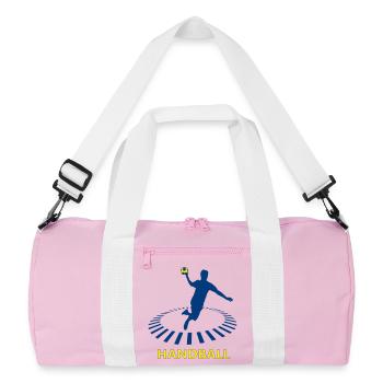 handball - Recycled Duffel Bag - pink/white - Front