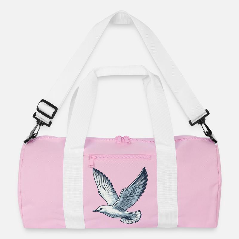 Gull - Recycled Duffel Bag - pink/white