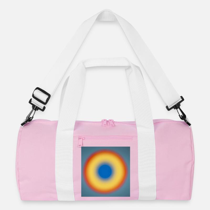Bleu circle_001 Sac de sport recyclé
