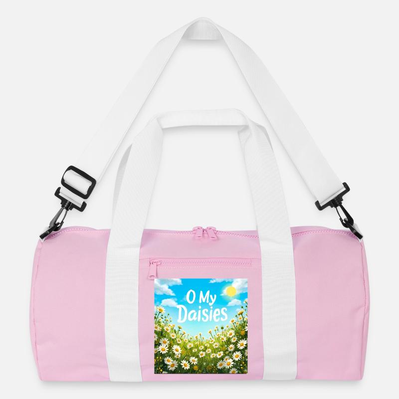 O Meine Gänseblümchen Field Print Recycelte Duffel Bag