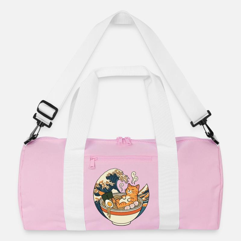 Ramen Katze Recycelte Duffel Bag