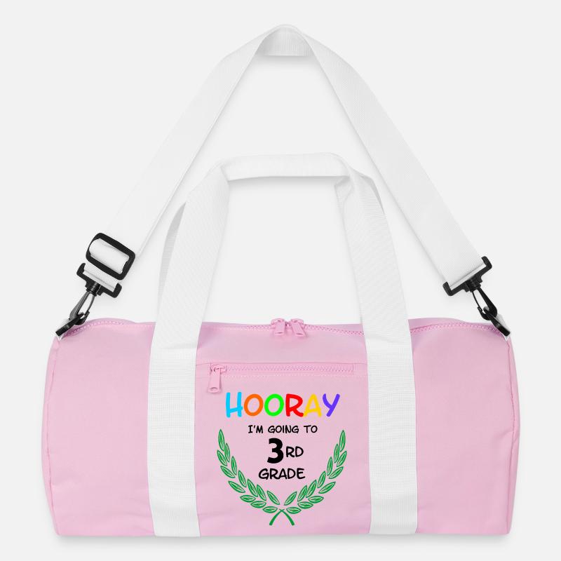 Hooray I'm going to 3rd grade** Recycled Duffel Bag