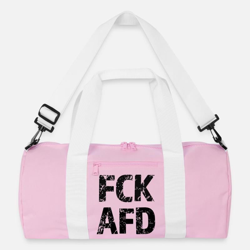 FCK AFD Bold Text Graphic Recycelte Duffel Bag
