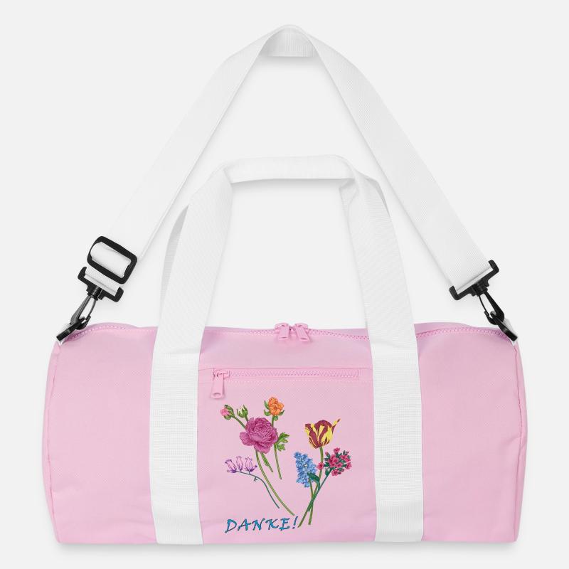 Danke mit einem Blumenstrauß  Recycelte Duffel Bag
