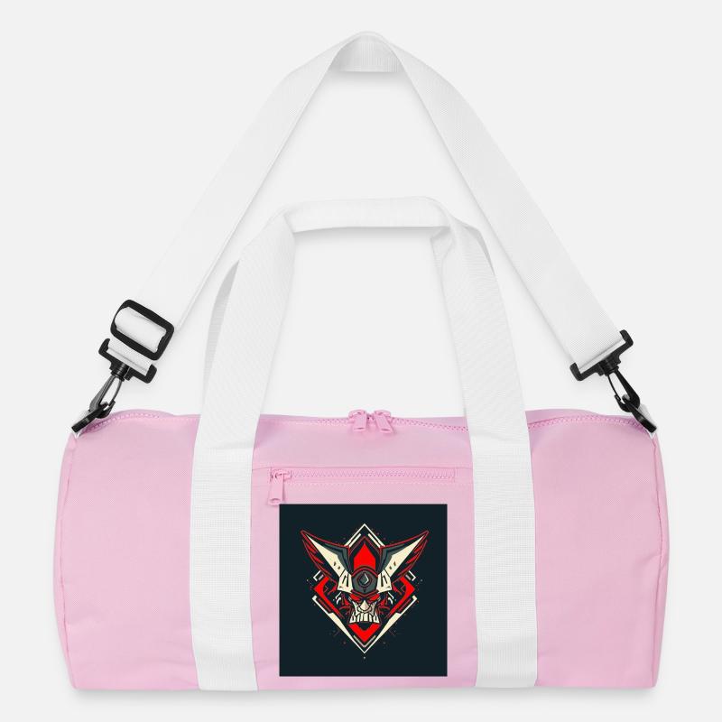 Schädel-Krieger-Emblem Recycelte Duffel Bag