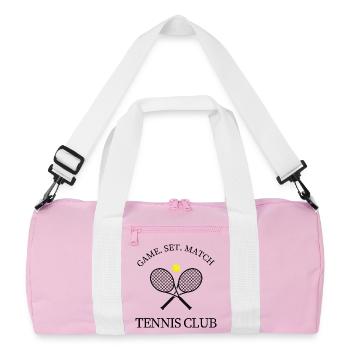 Tennis Club - Sac de sport recyclé - rose/blanc - Devant