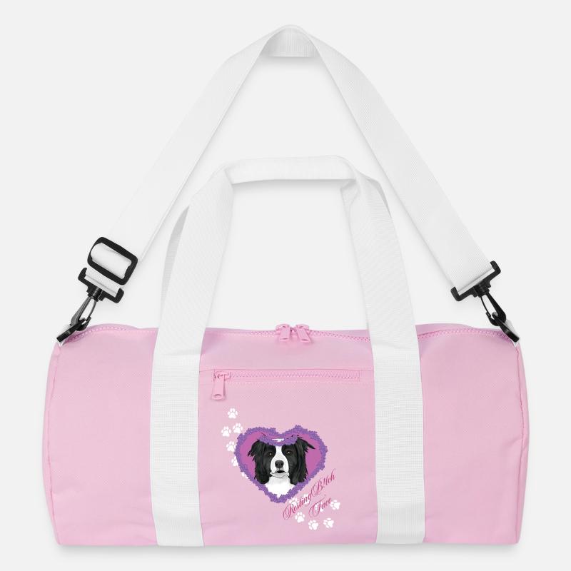 Ruhende B!tch Face Border Collie Recycelte Duffel Bag