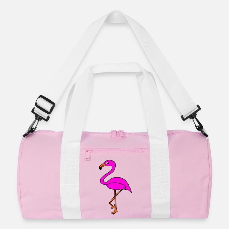Flamingos Vogel Vögelchen Tiere Geschenk Recycelte Duffel Bag
