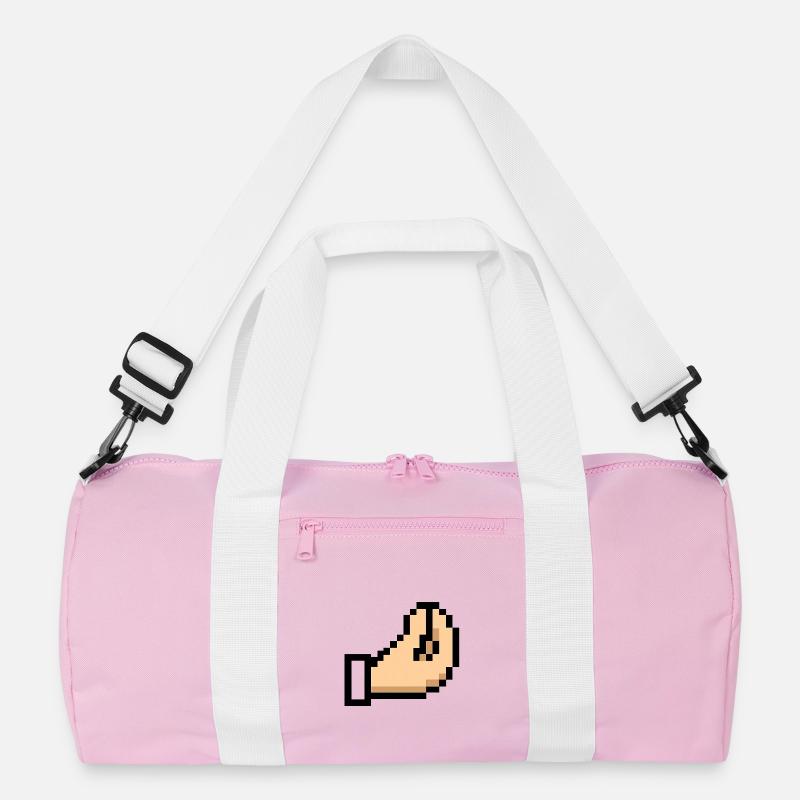 Pixel Hand Cursor Design Italia Recycelte Duffel Bag