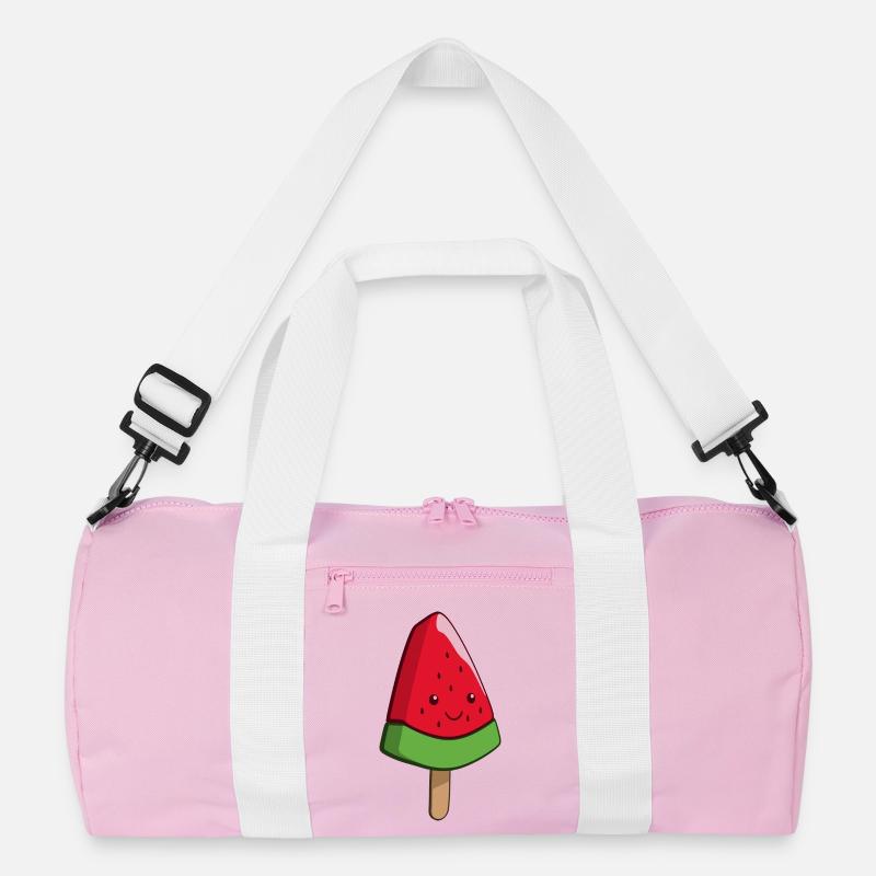 Wassermelonen Eiskunst am Stiel Recycelte Duffel Bag