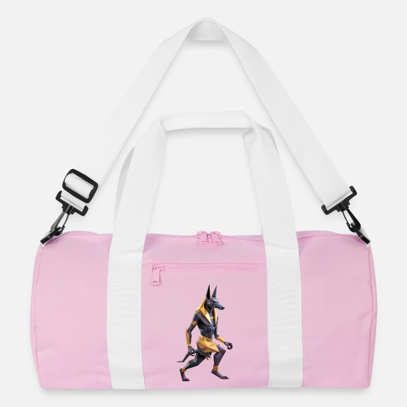 Anubis - Cooles Low Poly Logo Recycelte Duffel Bag