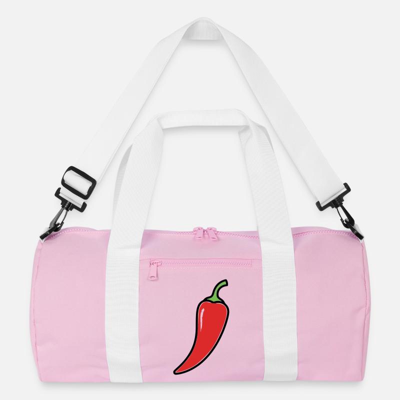 Chili Schote Scharf Comic Recycelte Duffel Bag