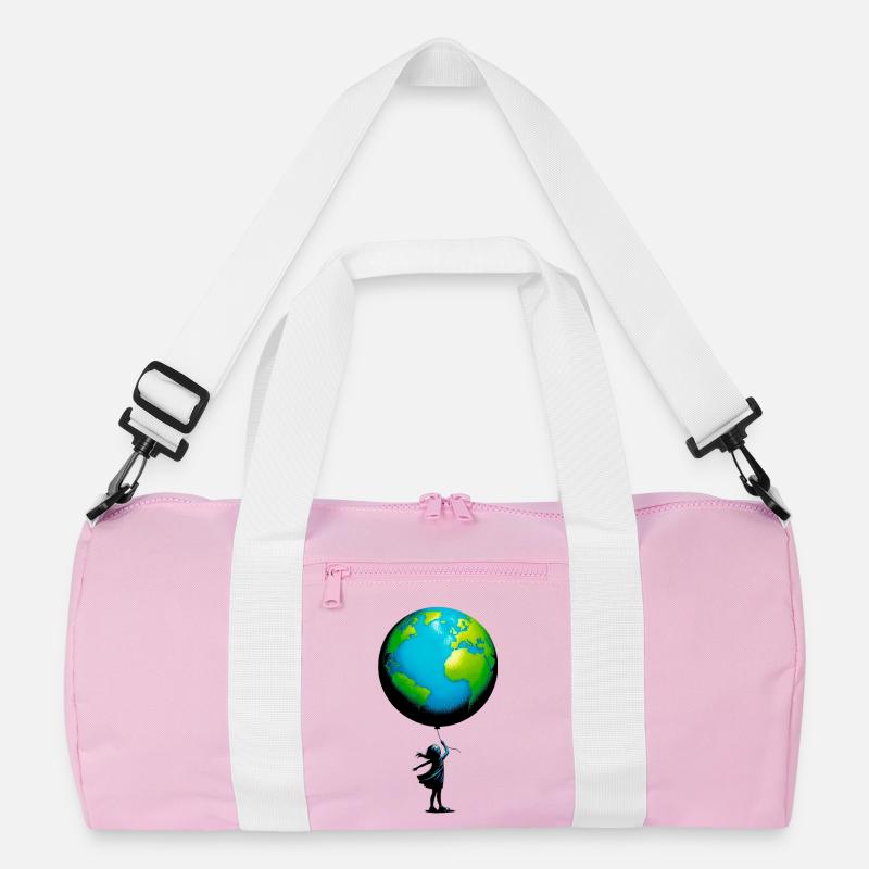 Planète Terre Sac de sport recyclé