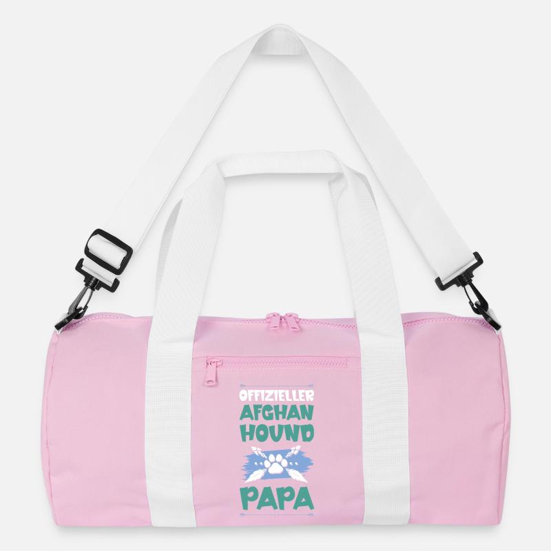 afghan hound hunde papa Recycelte Duffel Bag