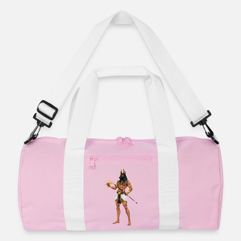Anubis-Krieger mit Ankh-Cosplay Recycelte Duffel Bag