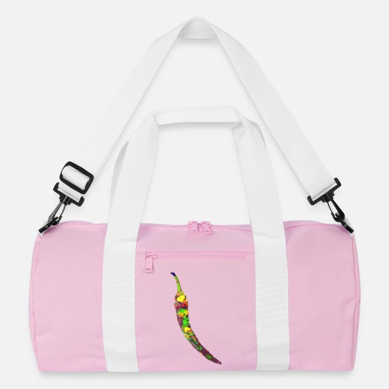 Chili Farbexplosion Illustration Recycelte Duffel Bag