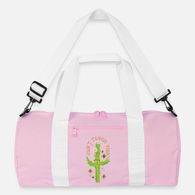 Can't touch this - Prickly cactus design Recycled Duffel Bag