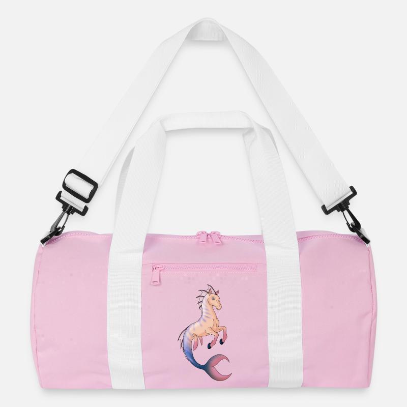 Kelpion - Recycelte Duffel Bag - Rosa/Weiß