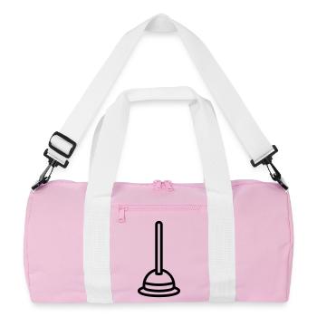 ventouse - Sac de sport recyclé - rose/blanc - Devant