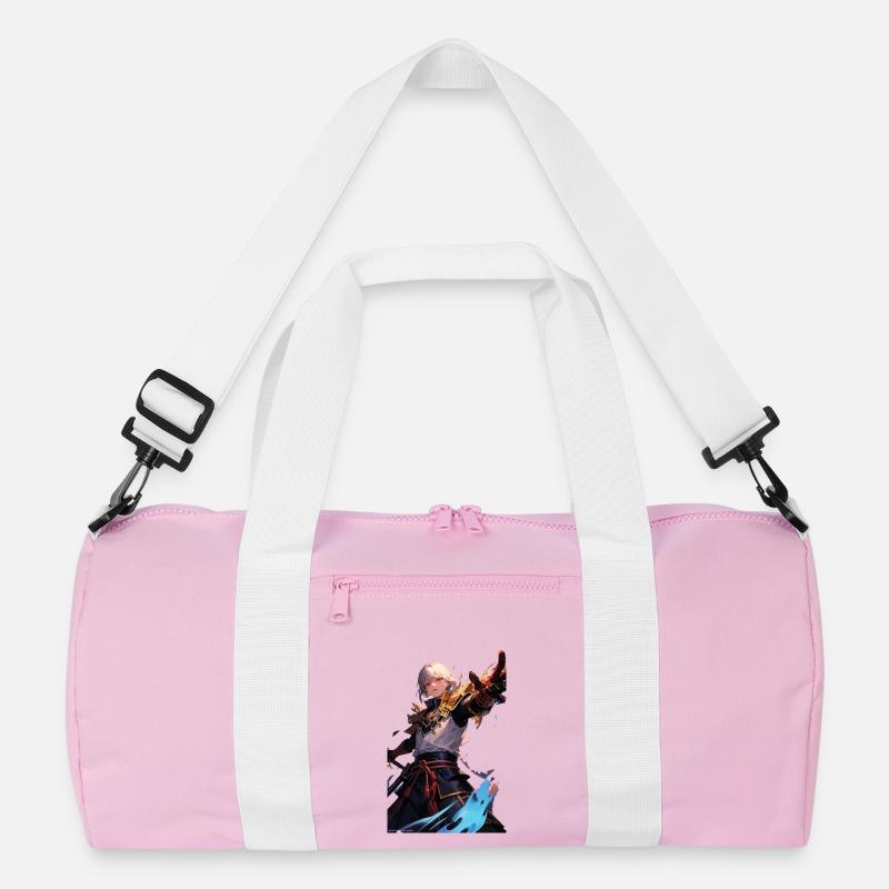 Samouraï des Éléments Maître du Feu et de la Glace Recycled Duffel Bag