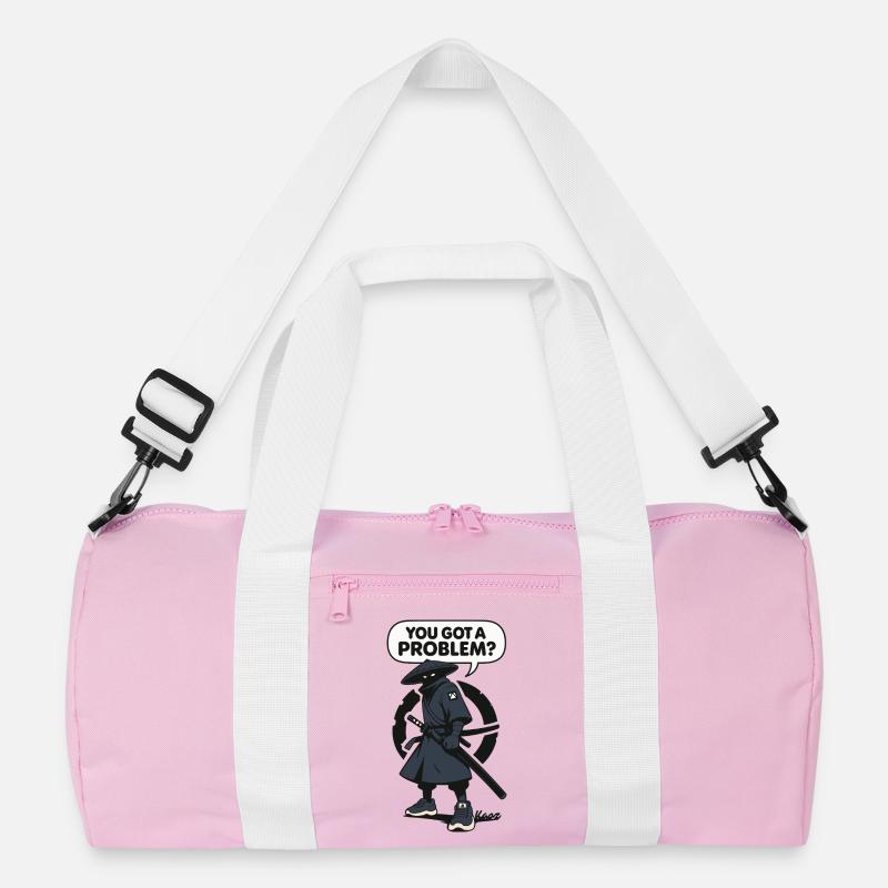 Schatten ninja mit Spruch Recycelte Duffel Bag