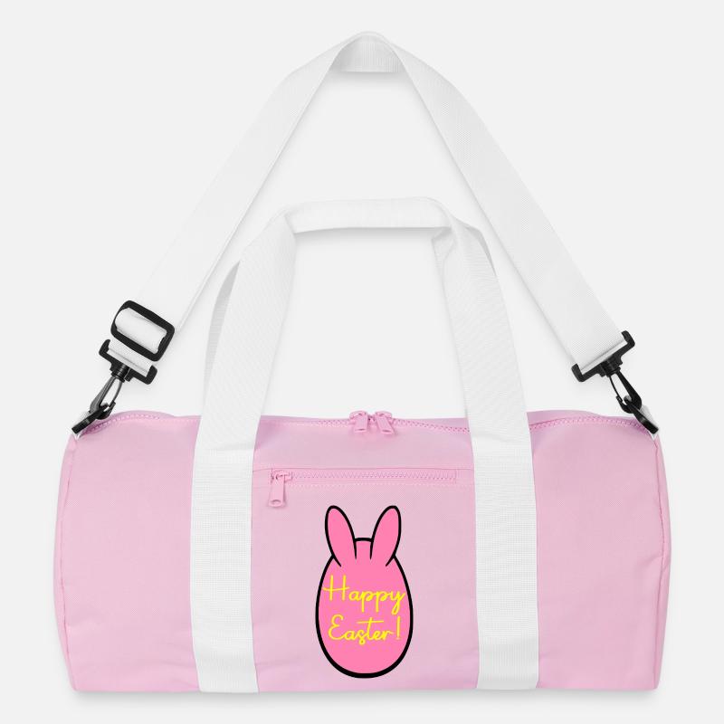 Happy Easter Bunny Recycled Duffel Bag