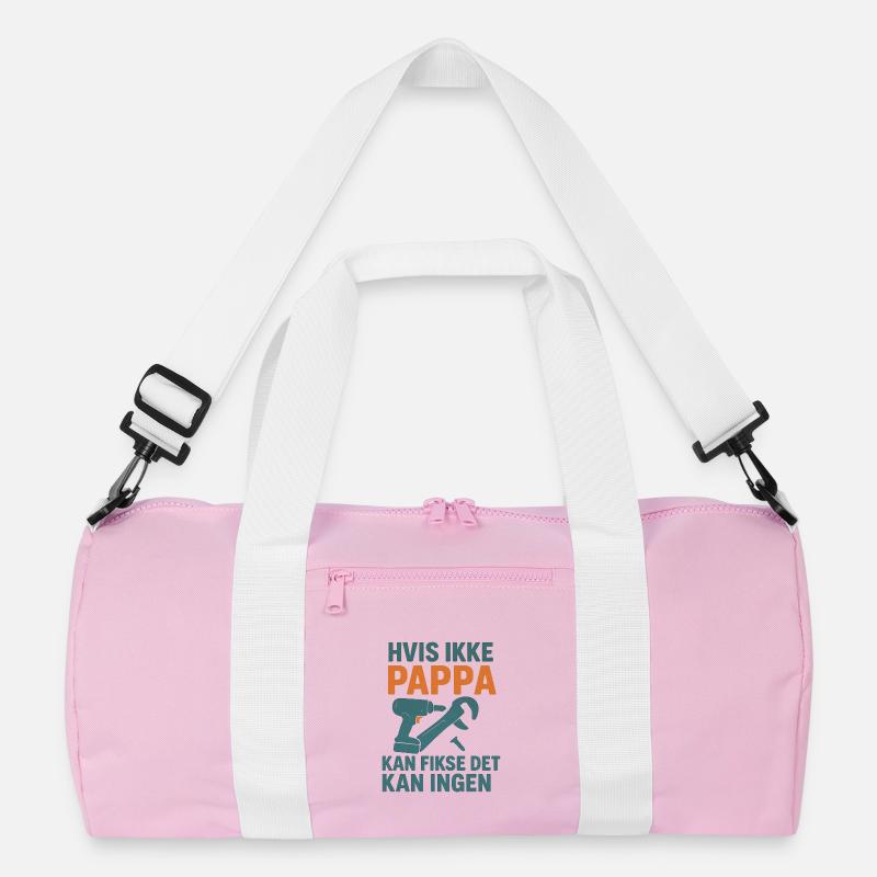 Memory Design with Tools Motif Recycled Duffel Bag