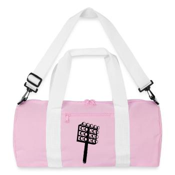 Icône du football à projecteurs de stade - Sac de sport recyclé - rose/blanc - Devant