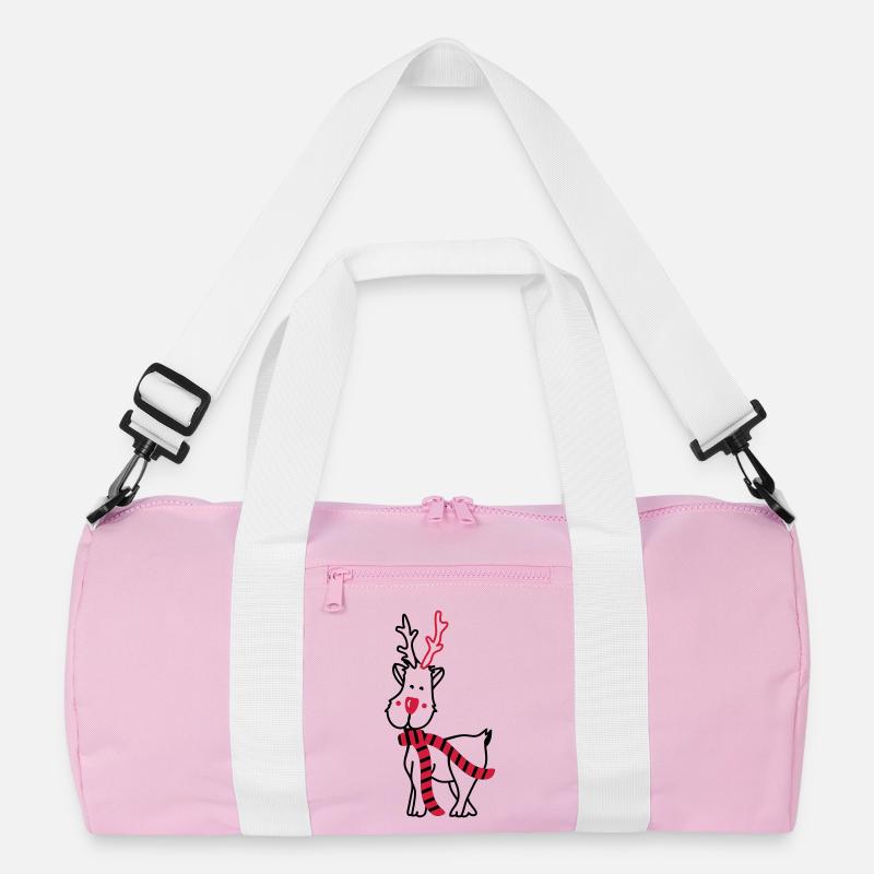 Rentier mit Schal Recycelte Duffel Bag