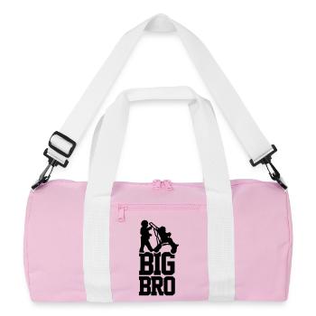 Big Bro - Recycled Duffel Bag - pink/white - Front