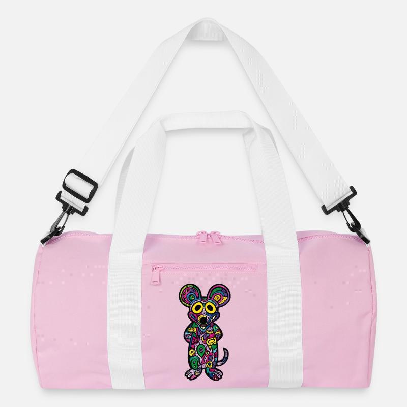 Maus Bunt Kunst Recycelte Duffel Bag