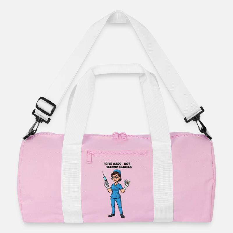 Pflegeheldin Spritze Pillen Krankenschwester Recycelte Duffel Bag