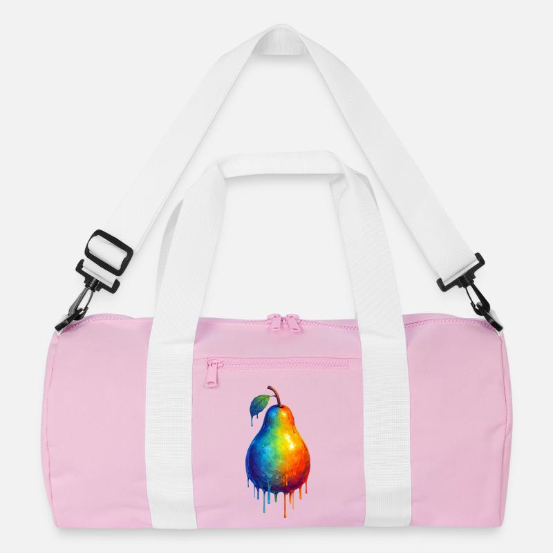 Pear with colorful gradient Recycled Duffel Bag