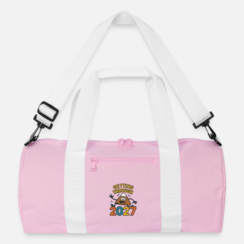 Getting Through 2027 Mountain Recycled Duffel Bag