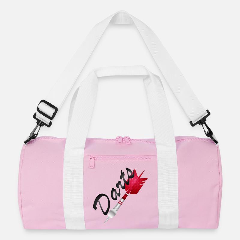 single red dart with darts typography Recycled Duffel Bag