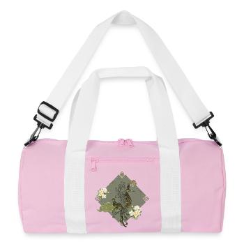 Oiseaux fantastiques uniques - Sac de sport recyclé - rose/blanc - Devant